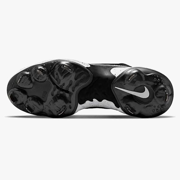 Nike Alpha Huarache Elite 3 Low CK0746-010 Black-White Men\'s Metal Cleats main image 4